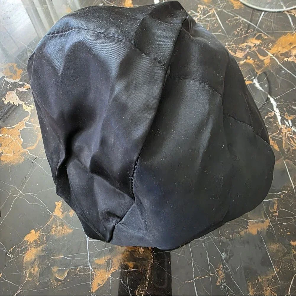 Real Fur Baseball Cap Hat Dark Brown 21' Circumference